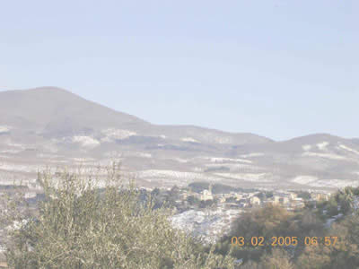 La montagna vista da Montegiovi
